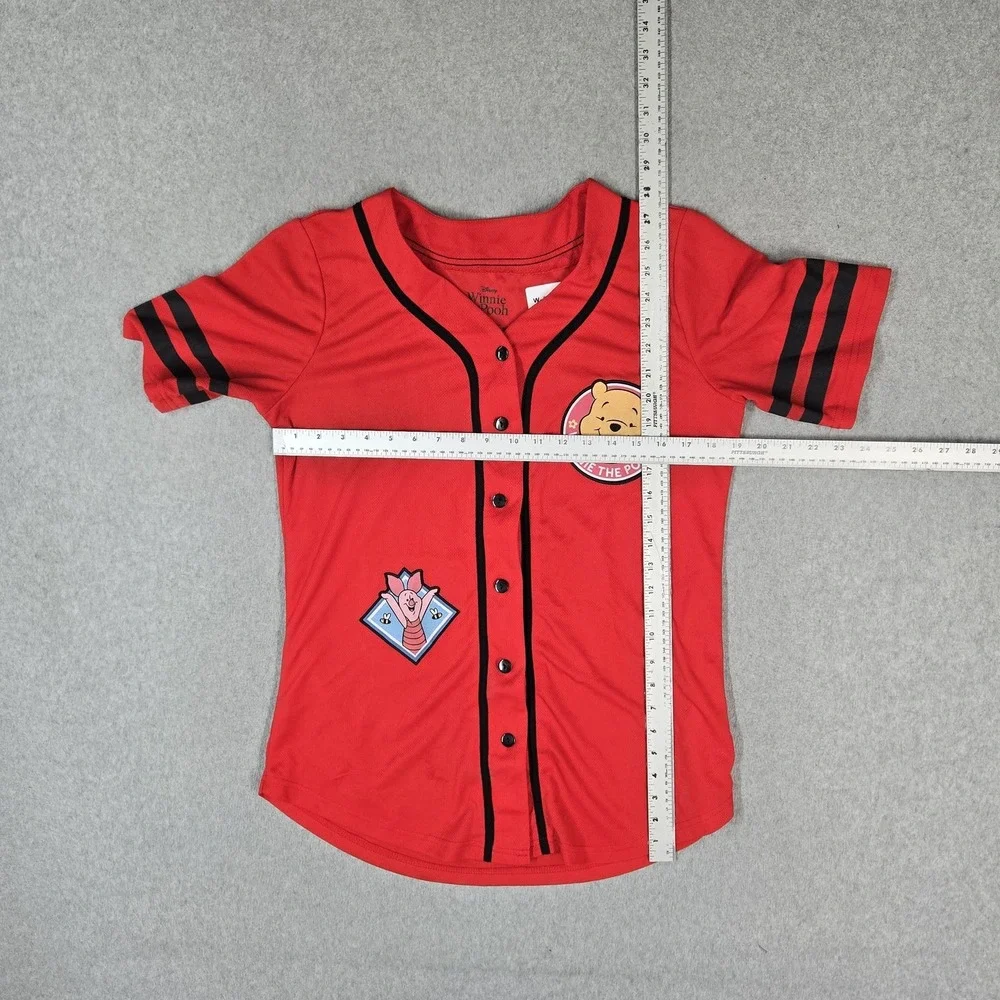 Disney Winnie The Pooh Junior Jersey XL Red Graphic Winnie The Baseball